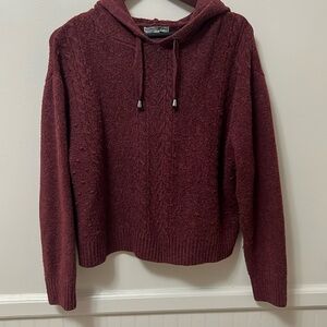Burgundy super warm oversized sweater